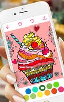 Free Fun Coloring Book - FOOD โปสเตอร์