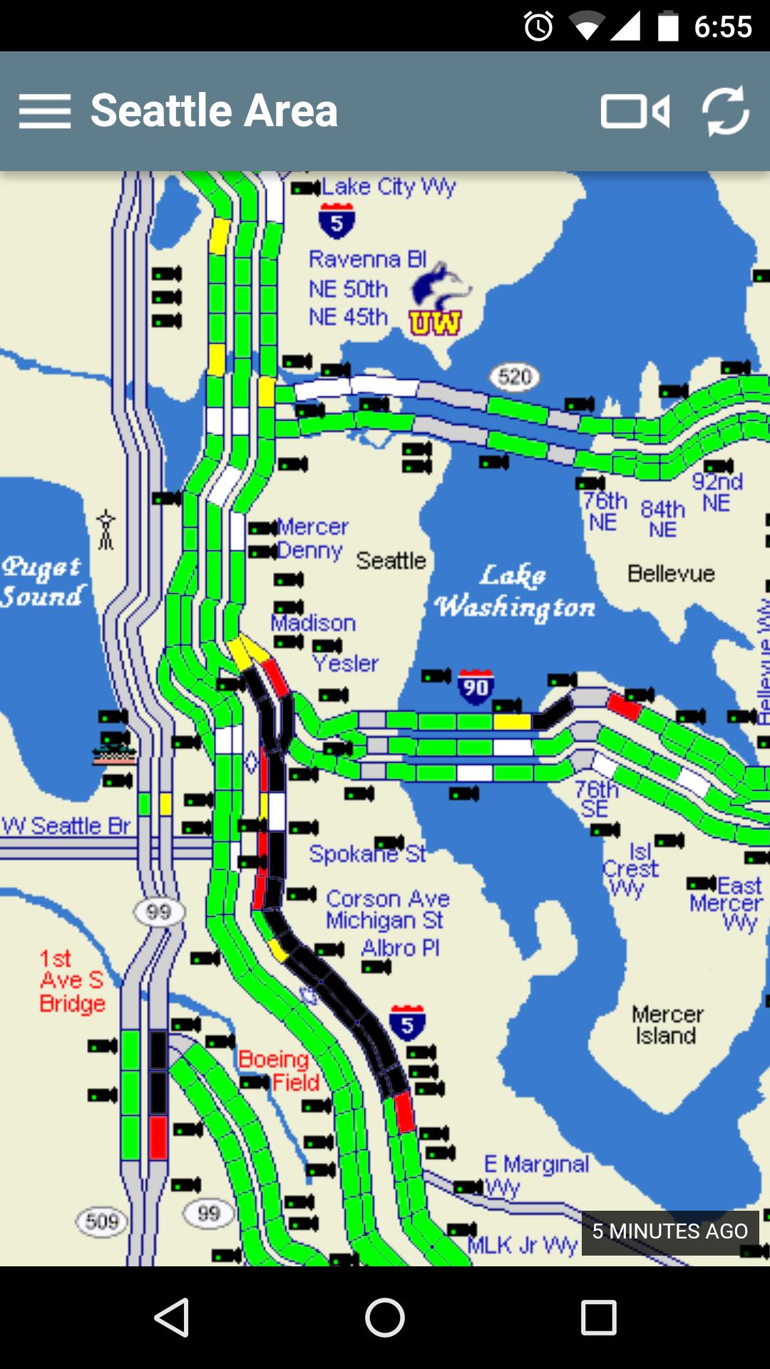 seattle traffic flow map Seattle Traffic Flow For Android Apk Download