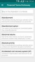 Financial Terms Dictionary 截图 2