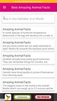 Best Animal Facts capture d'écran 2