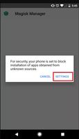 برنامه‌نما Magisk manager عکس از صفحه