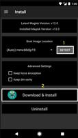برنامه‌نما Magisk manager عکس از صفحه
