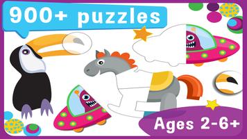 Toddler Educational Puzzles الملصق