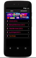 One Direction Top Lyrics Plakat