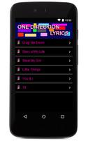 One Direction Top Lyrics capture d'écran 1