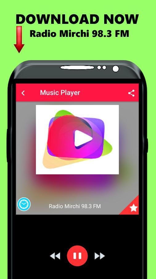 Judías verdes Accesible reunirse Radio Mirchi 98.3 Fm Hindi Live Free Music Online APK voor Android Download