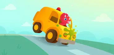 Coche de dinosaurio:para niños