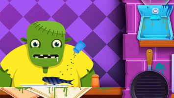 Zombie Monster Kitchen Free постер