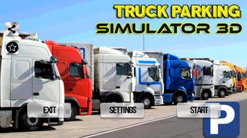 Heavy Truck Parking 3D Affiche