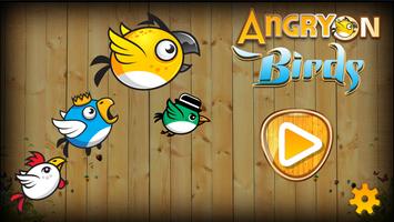 Angry on Birds - Ninja Action Hunting पोस्टर