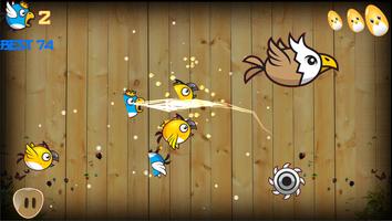 Angry on Birds - Ninja Action Hunting स्क्रीनशॉट 1