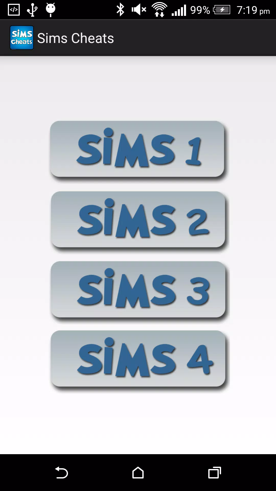 Скачать The Sims 2 Cheats APK для Android