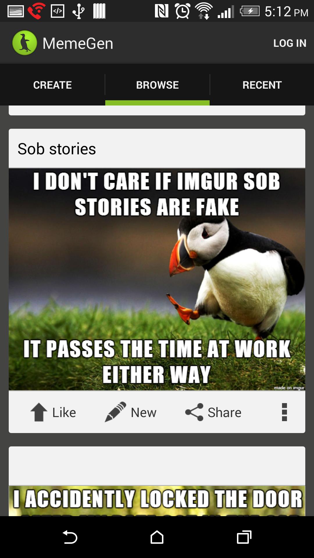 Imgur's MemeGen app lets you make your own memes