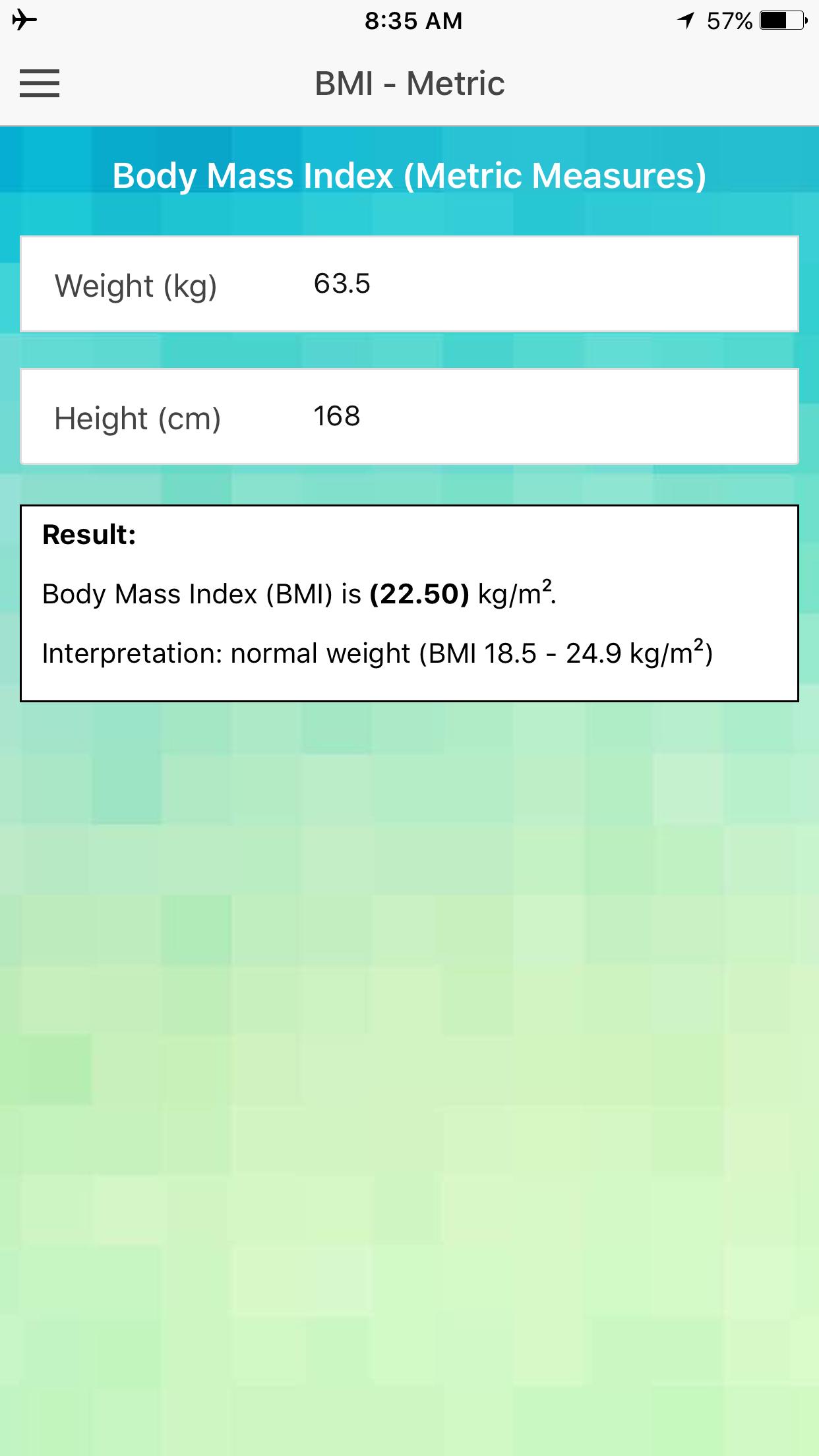Body Calculators Bmi Bsa Ideal Body Weight For Android Apk