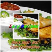 پوستر Black Bean & Corn Quesadillas