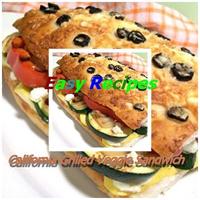 Grilled Veggie Sandwich plakat