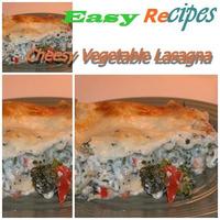 Cheesy Vegetable Lasagna Cartaz