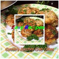 Connie's Zucchini Crab Cakes Affiche