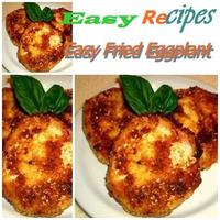 Easy Fried Eggplant Affiche
