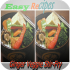 Ginger vegetable Stir-Fry icône