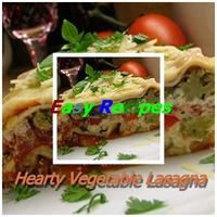 Hearty Vegetable Lasagna Affiche