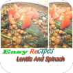 Lentils And Spinach