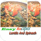 Lentils And Spinach icône
