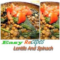 Lentils And Spinach plakat