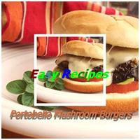 Portobello Mushroom Burgers ポスター
