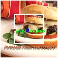 Portobello Mushroom Burgers plakat