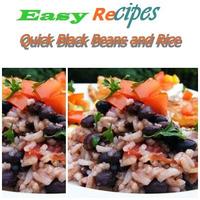 Poster Quick Black Beans and Rice