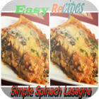 آیکون‌ Simple Spinach Lasagna