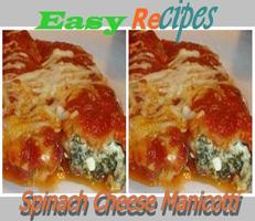 Spinach Cheese Manicotti Cartaz