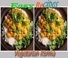 Vegetarian Korma Cartaz