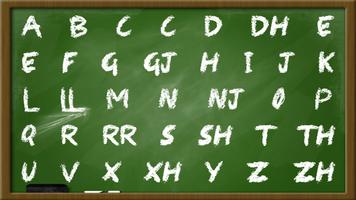 Alfabeti dhe Numrat Shqip Affiche