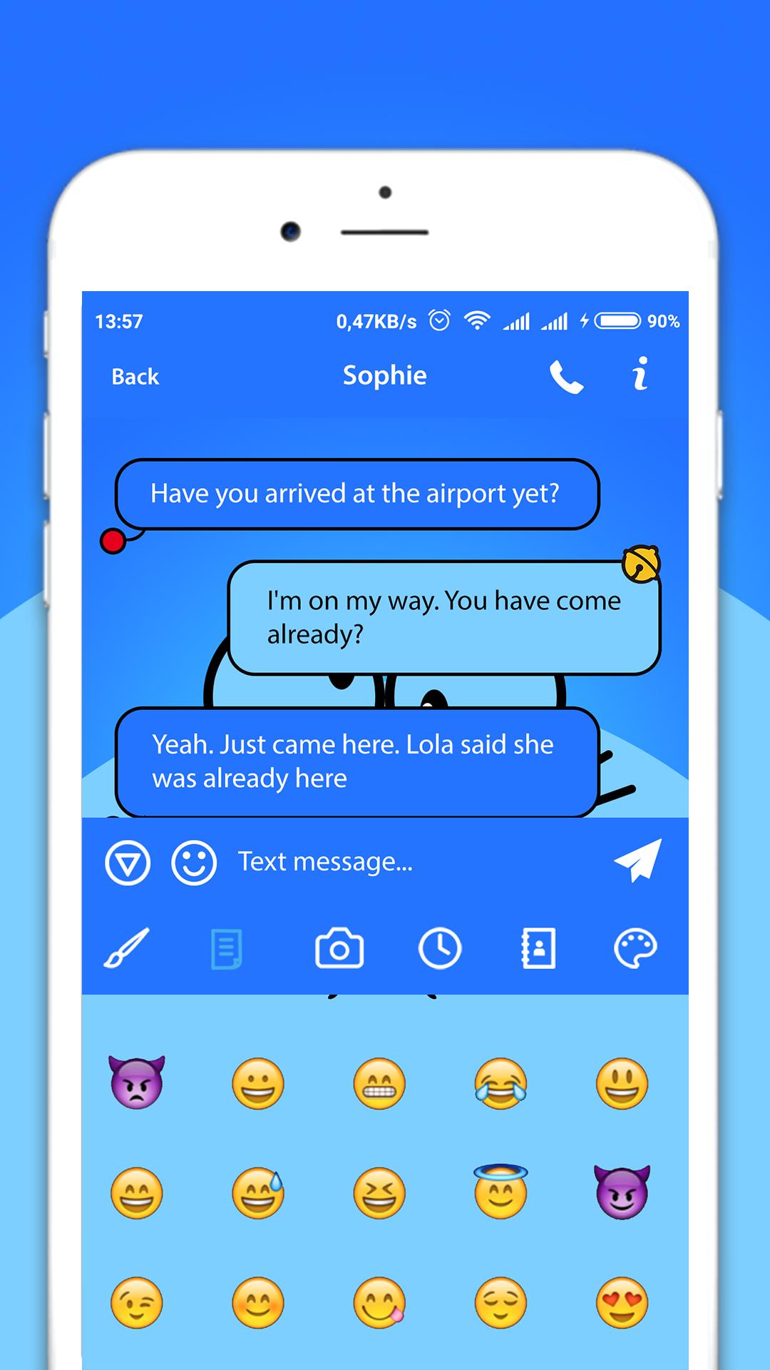 Blue Cat Sms Theme Blue Cute Kitty Cat Wallpaper For Android Blue Cat Sms Theme Blue Cute Kitty Cat Wallpaper For Android