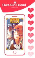 Fake Video Call : Girl Friend Video Call الملصق