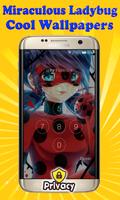 Lock screen ladybug and cat noir Poster