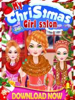 My Christmas Girl's Salon-poster