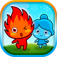 Fogo menino e menina da água -Forest Temple Maze Android Jogos APK