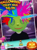 Poster Halloween Crazy Hair Salon