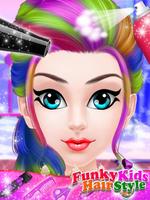 Funky Girl Hairstyle Salon syot layar 3