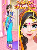 Indian Girl Makeup Salon โปสเตอร์