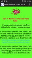 Guide Imo Free Video Calls تصوير الشاشة 1