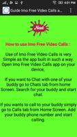 Guide Imo Free Video Calls تصوير الشاشة 2