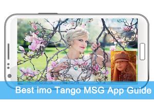 Poster Best imo Tango MSG App Tips
