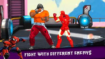 Immortal Street Paul VS Superhero Battle Arena اسکرین شاٹ 1