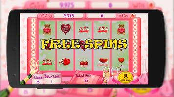 Valentine Jackpot Slot Machines : Real Casino 777 captura de pantalla 1