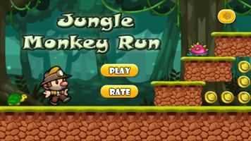Crazy Jungle Monkey Man Fun Run Affiche