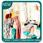 Clever Closet Organization Ideas icône